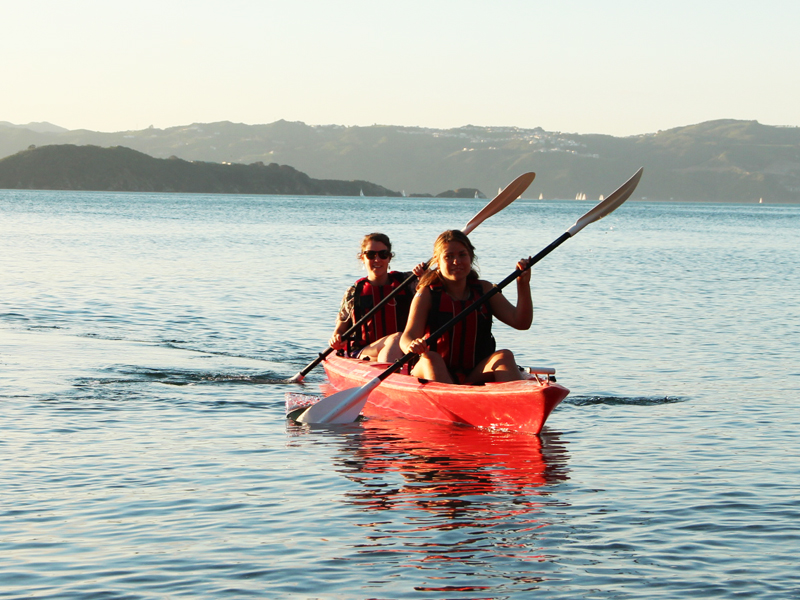 Double Kayak Hire 1 hour @ The Boatshed - Days Bay